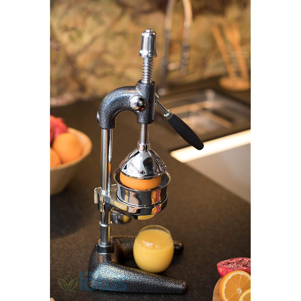 Presse-agrumes manuel de qualité commerciale, presse-agrumes, orange, citron, grenade, noir : Cuisine et Maison