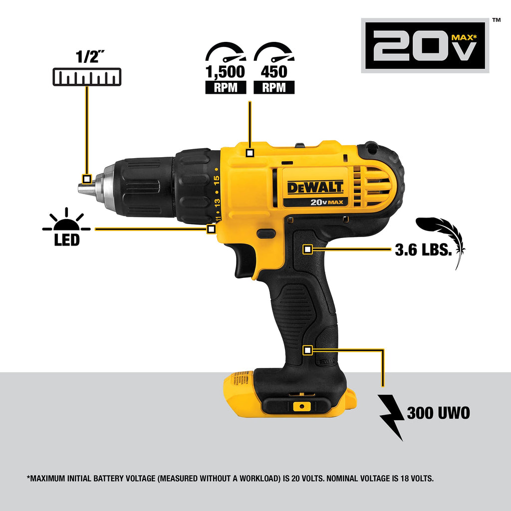 DEWALT DCK240C2 Lithium Driver Impact