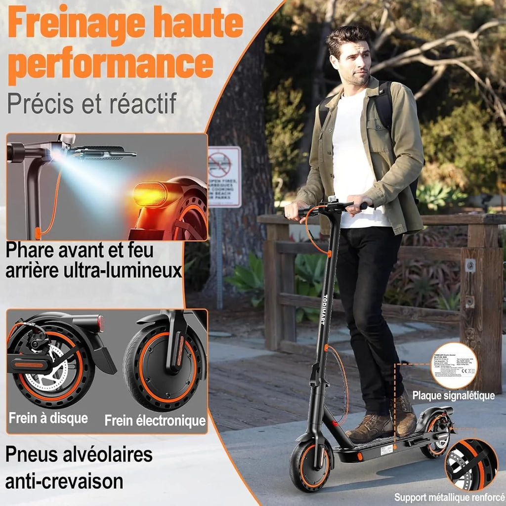 T3 Trottinette Electrique Adulte Pliable antivol Ultra Legere, Autonomie 35KM