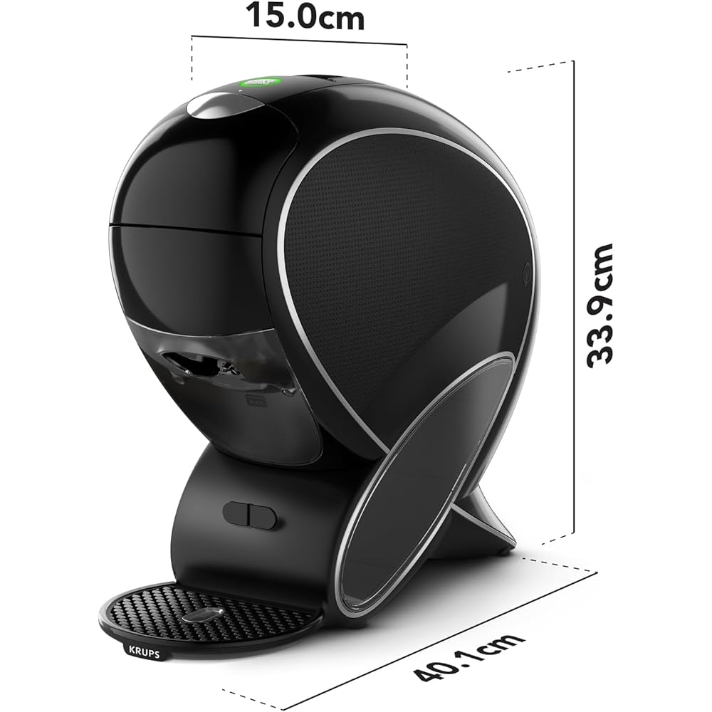 Dolce Gusto NEO Coffee Machine by Krups, Machine à café + 3 boites de dosettes compostables (Espresso, Lungo, Cappuccino), Cafetière multi-boissons connectée YY5242FD : Cuisine et Maison