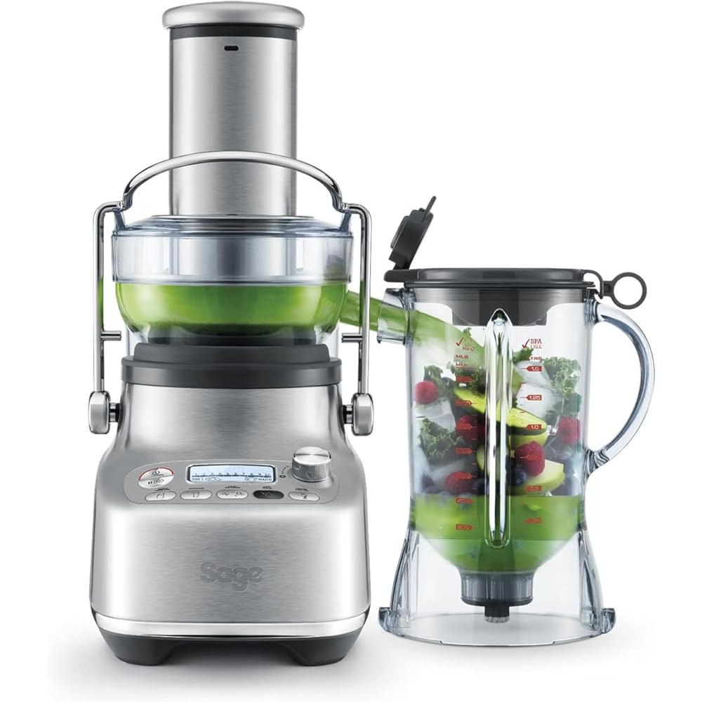 Sage - The 3X Bluicer Pro - Mixeur et Presse-agrumes - Acier Inoxydable Brossé : Cuisine et Maison