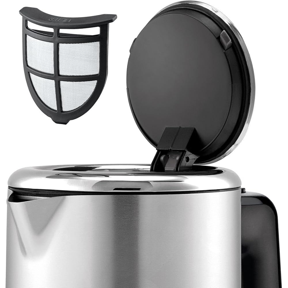 WMF Lono Bouilloire Électrique, 2400 W, Grande Capacité de 1,6 L, Design intemporel inox, Cromargan haute qualité, Montée en température rapide 0413130011 : WMF: Cuisine et Maison