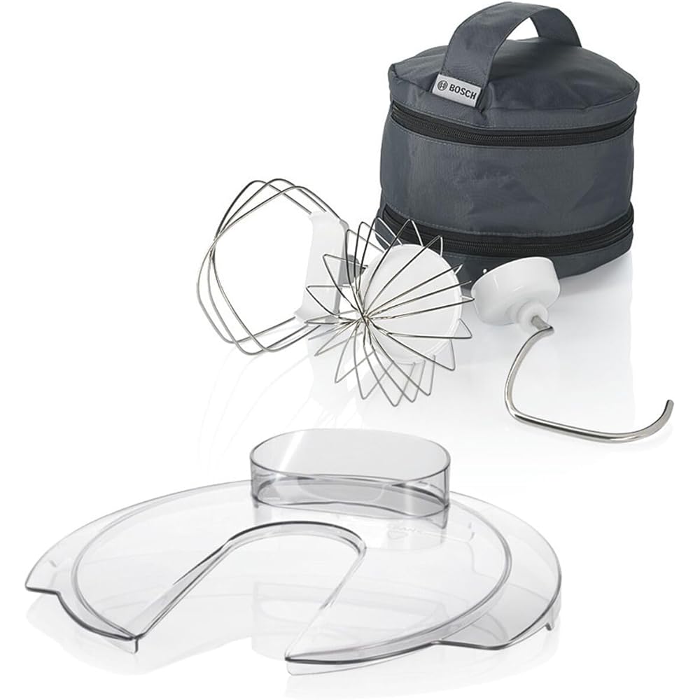 Bosch, robot pâtissier, moteur 900 watts, mélange homogène 3D, 7 vitesses, accessoires pâtisserie, compact, blanc/gris, MUM54A00 : Cuisine et Maison