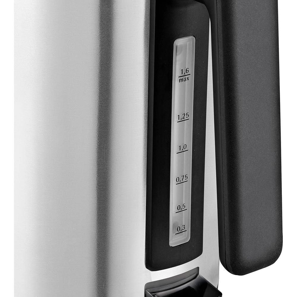 WMF Lono Bouilloire Électrique, 2400 W, Grande Capacité de 1,6 L, Design intemporel inox, Cromargan haute qualité, Montée en température rapide 0413130011 : WMF: Cuisine et Maison
