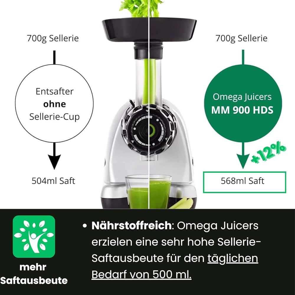 Omega Juicers MM900 Chrome : Cuisine et Maison