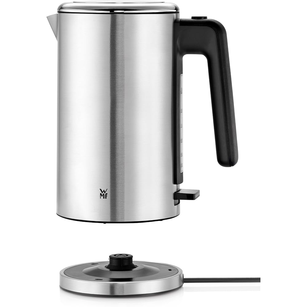 WMF Lono Bouilloire Électrique, 2400 W, Grande Capacité de 1,6 L, Design intemporel inox, Cromargan haute qualité, Montée en température rapide 0413130011 : WMF: Cuisine et Maison