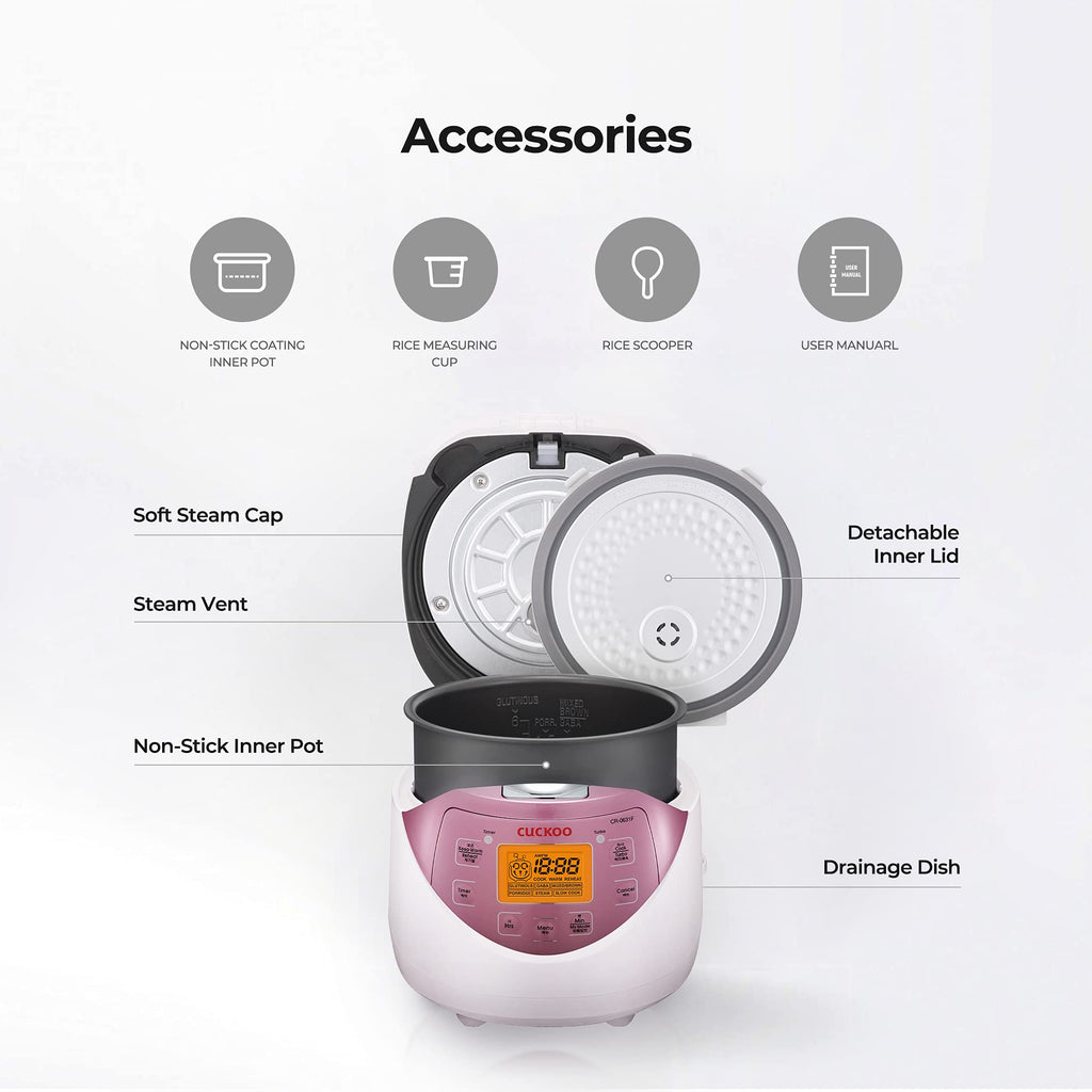 Cuckoo CR 0631F Cooker Uncooked Liters