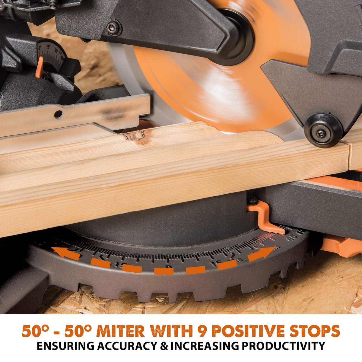Evolution Power Tools R185SMS+ 7-1/4" Multi-Material Compound Sliding Miter Saw Plus