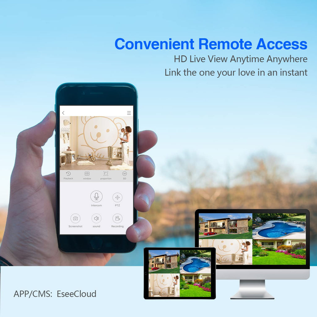 Monitor Wireless Security Business Surveillance
