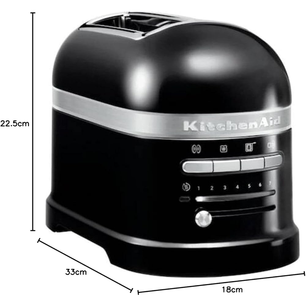 KitchenAid Artisan Grille-pain | 2 tranches | Noir Onyx : Cuisine et Maison