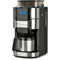 Barista Cafetière Filtre avec verseuse Isotherme 1L pur 12 tasses de café, Machine a cafe grain avec broyeur et écran digital, Fonction de minuterie : Cuisine et Maison