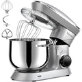 Robot Pâtissier Vezzio Robot Cuisine Multifonctions 8.5L Robot Pâtissier1500W 6 Vitesses Robot Pétrin Professionnel Faible Bruit vec Crochet Pétrin,Batteur plat,Fouet à Fils (Argent) : Cuisine et Maison