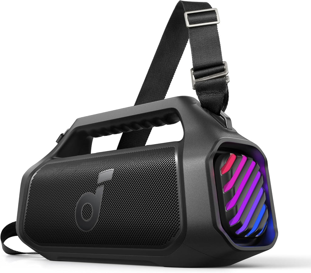 Boom 2 Plus Enceinte Bluetooth puissante, 140W, 2 2 canaux stéréo, BassUp 2.0, IPX7