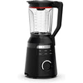 Bosch, VitaPower Série 6, blender haute performance, moteur 1800 watts, vitesse du moteur jusqu'à 45 000 tr/min, 6 programmes automatiques, bol résistant en tritan, noir, MMB6652B : Cuisine et Maison