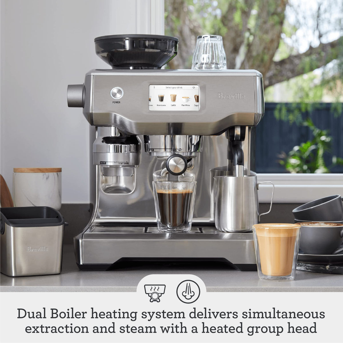 Breville Barista Touch Siebträgermaschine, BES990BSS