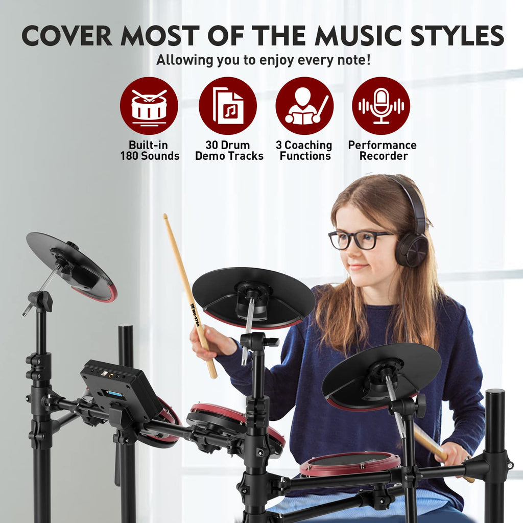 MUSTAR E-Drum-Set, elektronisches Schlagzeug