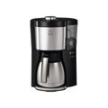 Melitta Cafetière à Filtre Look Therm Perfection Noir/Inox, avec Verseuse Isotherme, Réservoir d'eau amovible et programme de détartrage, Capacité 10-15 tasses, modèle 1025-16 : Cuisine et Maison