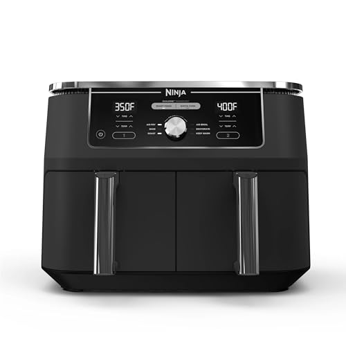 Ninja Foodi DualZone Heißluftfritteuse, 7,6 L, Grau