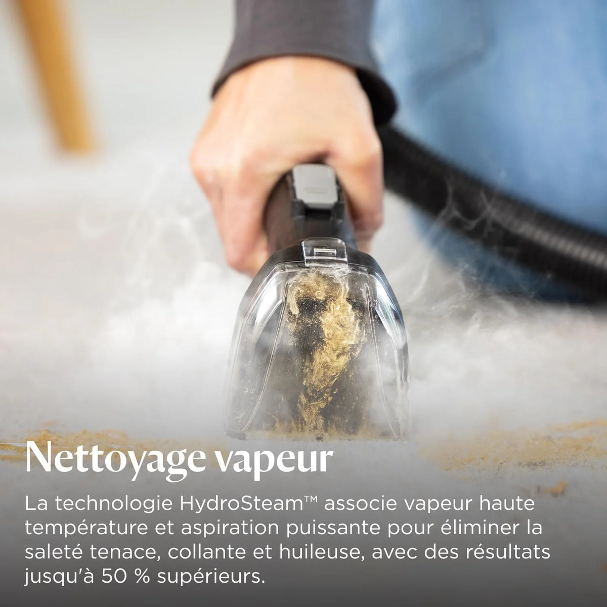 SpotClean HydroSteam, Shampouineuse Canapé, Moteur Puissant de 1000W, 3689N