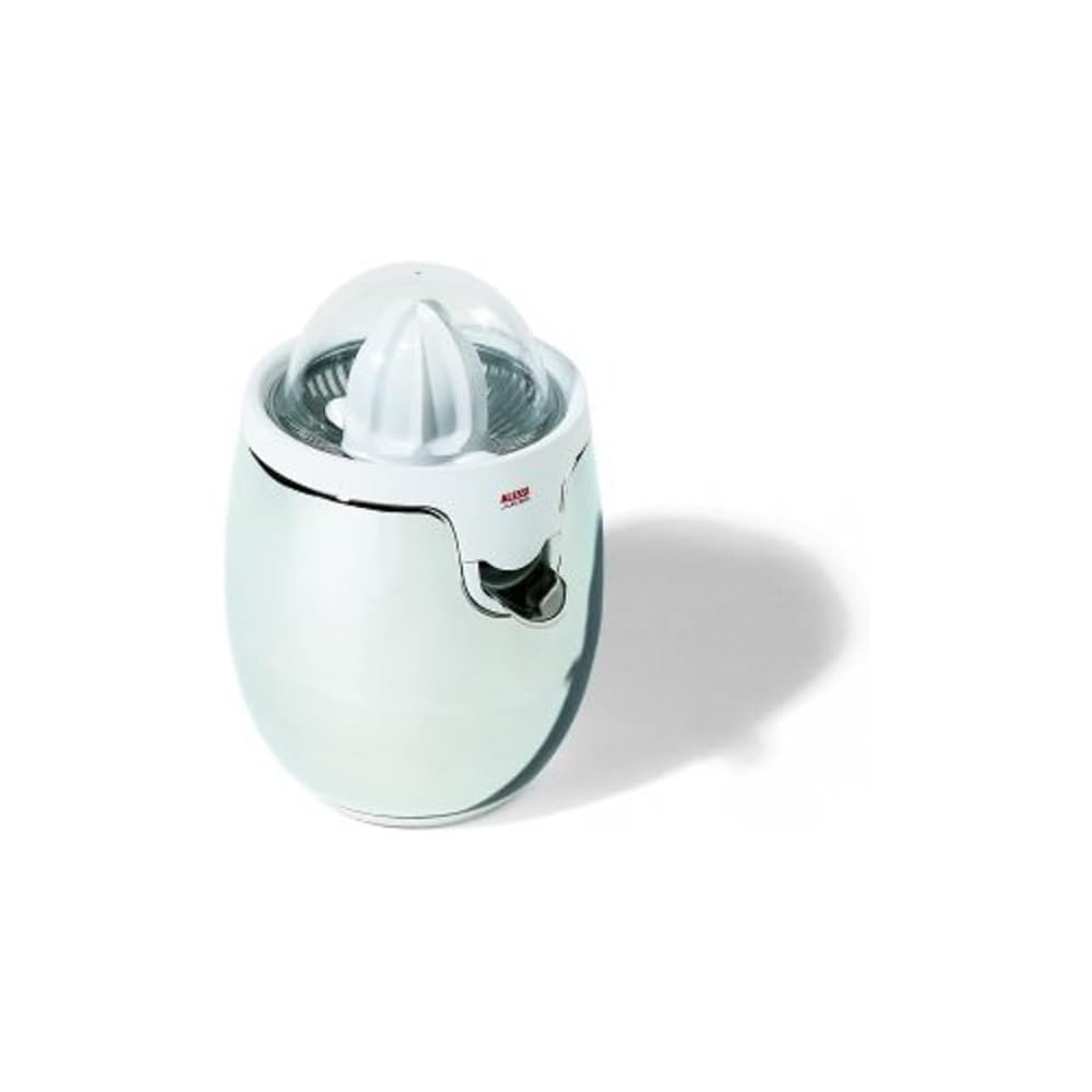 Alessi | Presse-Agrumes Electrique SG63 W Design en Acier et Résine Thermoplastique, Blanc : Cuisine et Maison