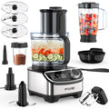 FIMEI Robot Multifonction Cuisine 1300W, 3 vitesses et fonction pulse, hachoir 3,5L, mixeur 1,5L, moulin, presse agrumes, crochet pétrisseur, fouet, râpe, disque tournant, Sans BPA : Cuisine et Maison