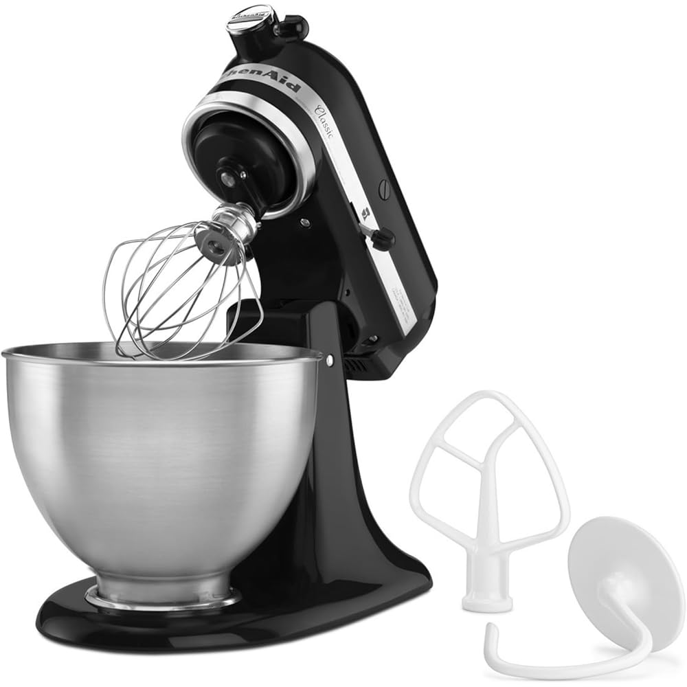 KitchenAid 5K45SSEOB Classic Robot pâtissier Noir 4,3 L : Cuisine et Maison