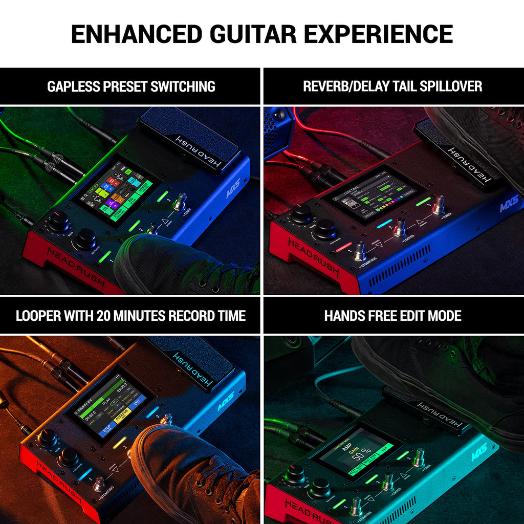 HeadRush MX5 Gitarren-Modeller & Effektpedal