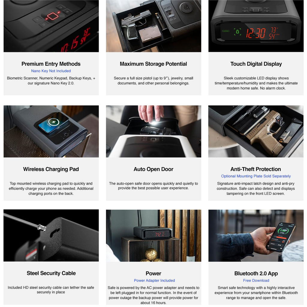 VAULTEK Station Biometric Bluetooth Wireless