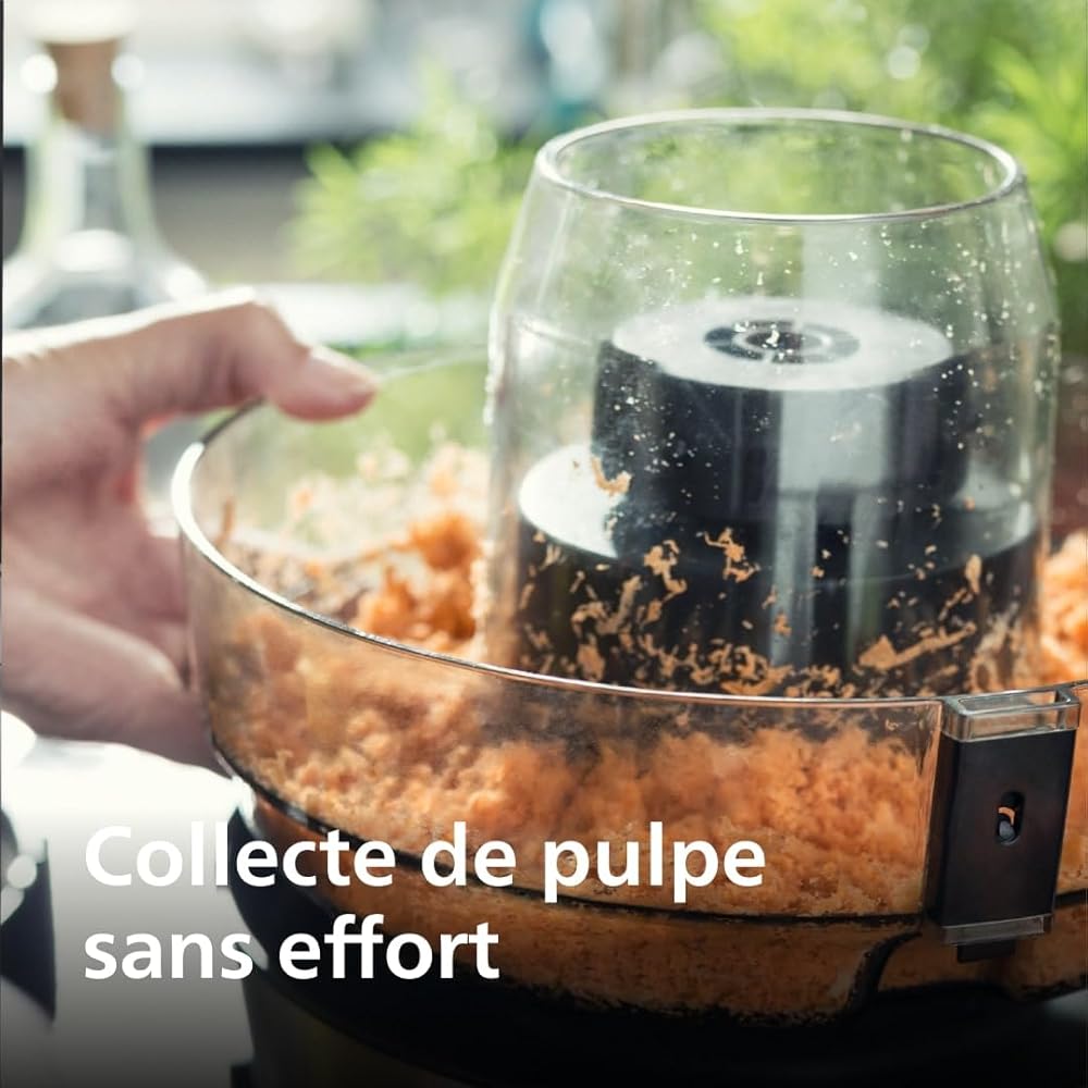 Philips Extracteur de Jus Série 3000 – Cheminée XXL, Technologie FiberBoost, QuickClean, Capacité de 2L, Moteur Puissant de 1100W pour Jus Lisse ou Riche en Pulpe (HR1921/20) : Cuisine et Maison