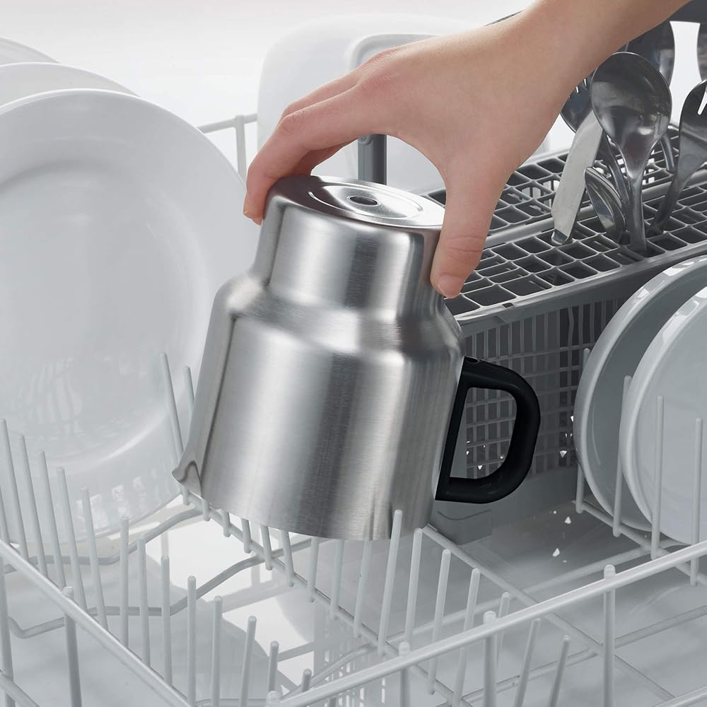 SEVERIN Émulsionneur à lait 500 W, Mousseur de lait à induction, Mousseur à lait électrique, Chocolatière 700 ml, température réglable, inox/noir, SM 3583 : Cuisine et Maison