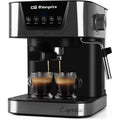 Orbegozo Ex 6000 - Cafetière à expresso et à cappuccino, pression de 20 bar, réservoir de 1,5 l, convient pour les dosettes, 1050 W, noir : Orbegozo: Cuisine et Maison
