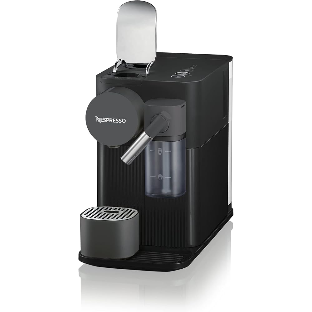 De'Longhi Nespresso Lattissima One Evo EN510.B, Machine a Café Capsule, Expresso et Cappuccino, 1450W, Noir : Cuisine et Maison