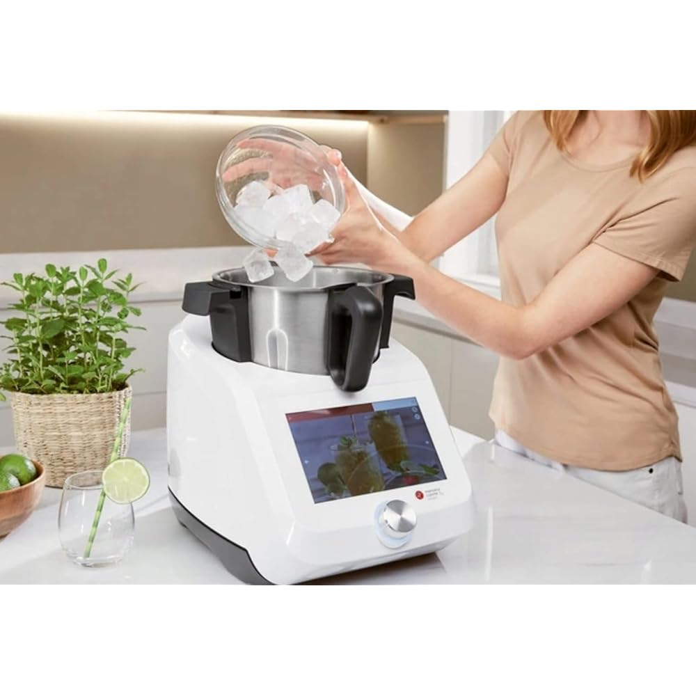 Monsieur Cuisine Smart robot multifonctions SilverCrest 1000W Blanc : Cuisine et Maison