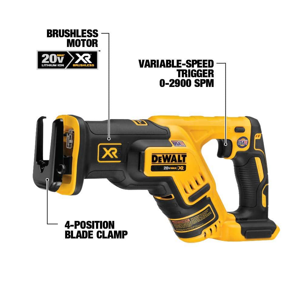 20V MAX Cordless 6 Tool Combo Kit with (2) 20V 5.0Ah Batteries and Charger DCK694P2