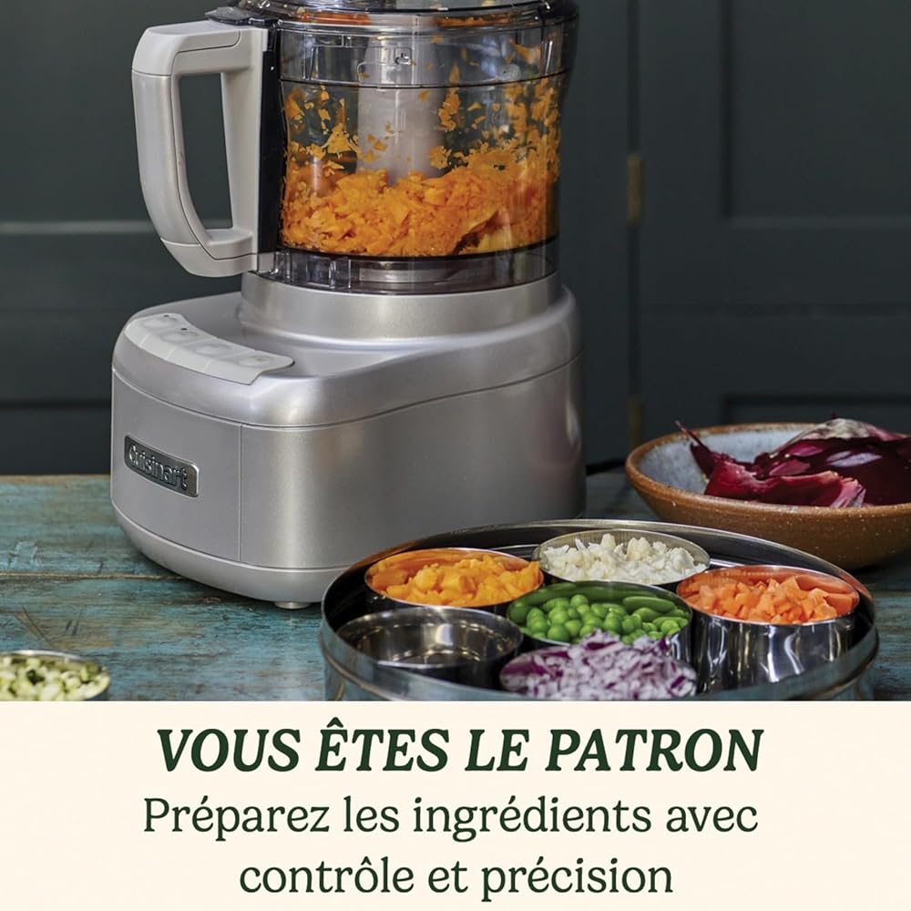 Cuisinart Robot de cuisine Easy Prep Pro avec 7 fonctions de préparation | Multifonctionnel | Grand et petit bols de travail | Lame à hacher et disques à couper en dés | Compatible lave-vaisselle : Cuisine et Maison