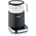 GRAEF MS902 Mousseur à lait en verre, à induction, 6 programmes automatiques, écran tactile, jusqu'à 400 ml de mousse de lait, chocolat chaud : Cuisine et Maison